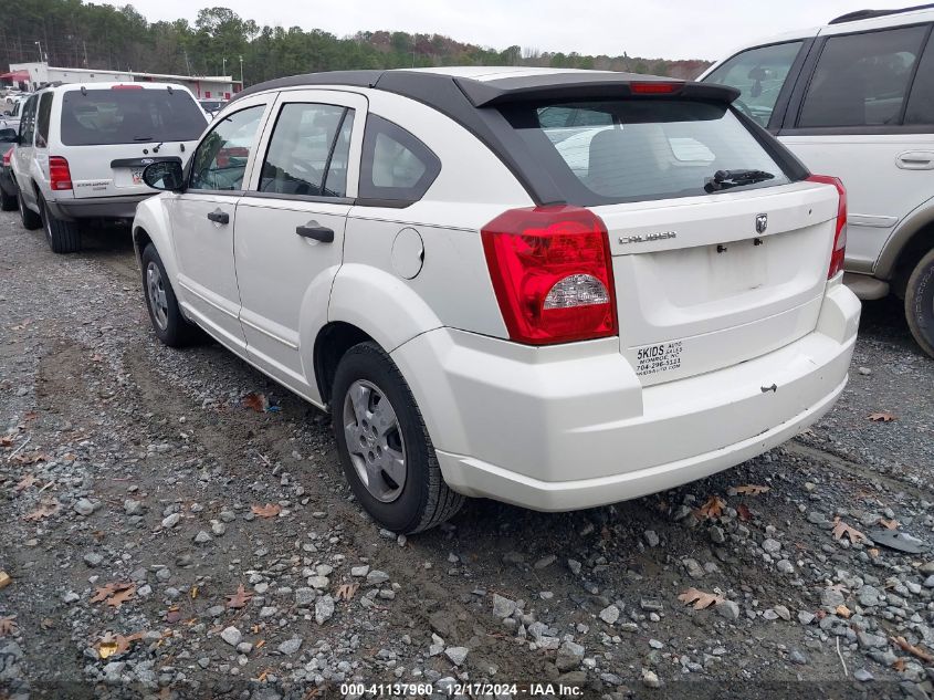 2008 Dodge Caliber Se VIN: 1B3HB28B68D650892 Lot: 41137960