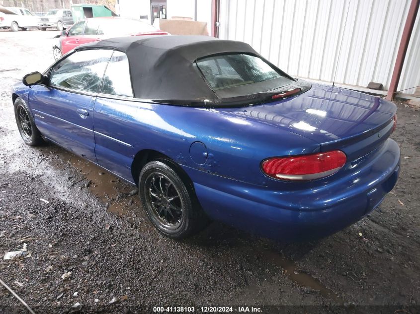 1998 Chrysler Sebring Jxi VIN: 3C3EL55HXWT330026 Lot: 41138103