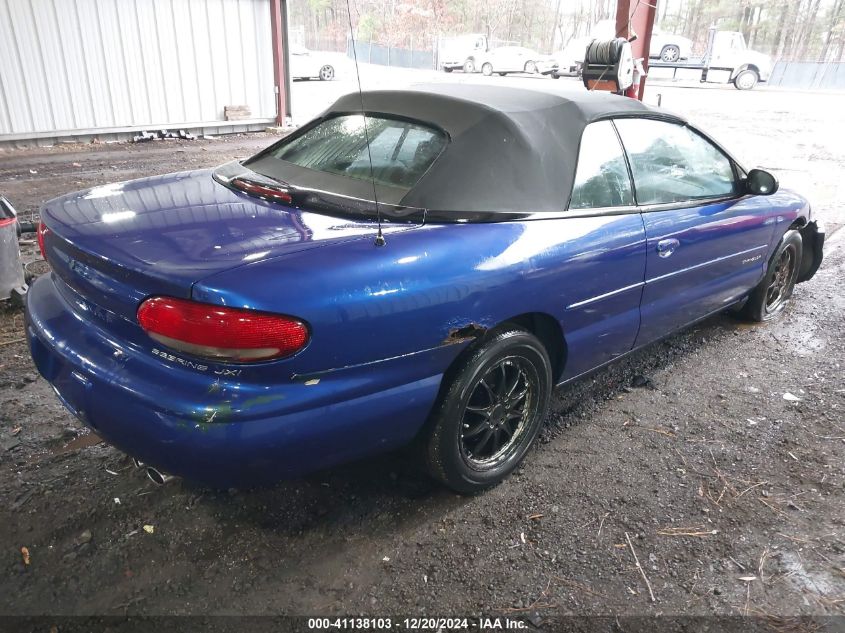 1998 Chrysler Sebring Jxi VIN: 3C3EL55HXWT330026 Lot: 41138103