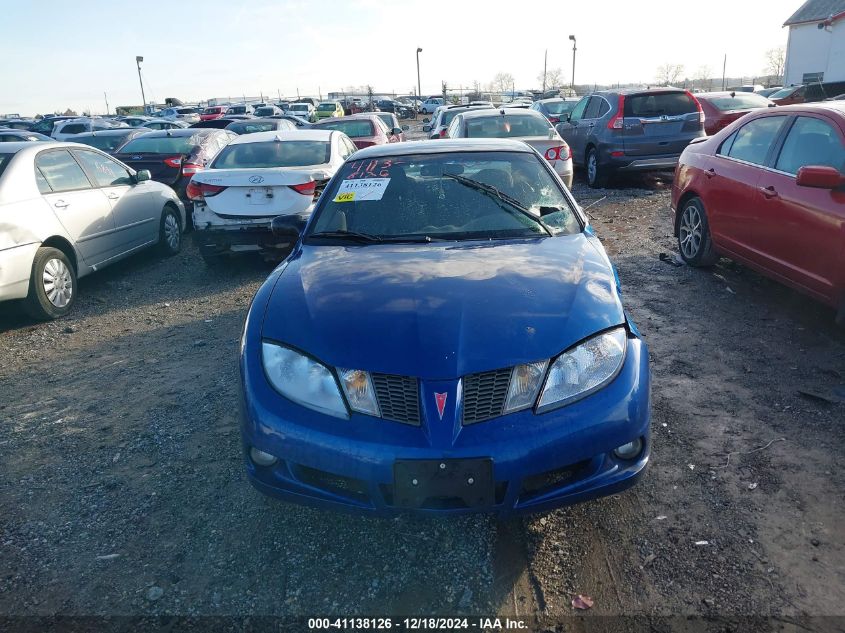 2005 Pontiac Sunfire VIN: 3G2JB12F65S209933 Lot: 41138126