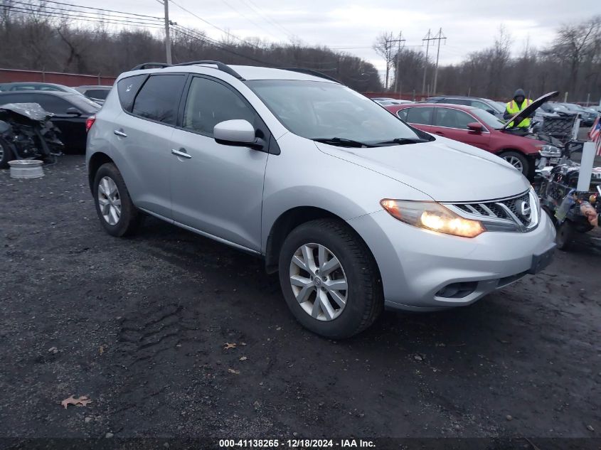 2013 Nissan Murano Sv VIN: JN8AZ1MW1DW321888 Lot: 41138265