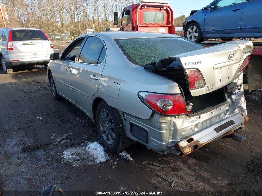 2003 Lexus Es 300 VIN: JTHBF30G735040362 Lot: 41138319