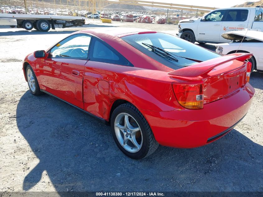 2000 Toyota Celica Gts VIN: JTDDY32T6Y0017979 Lot: 41138380