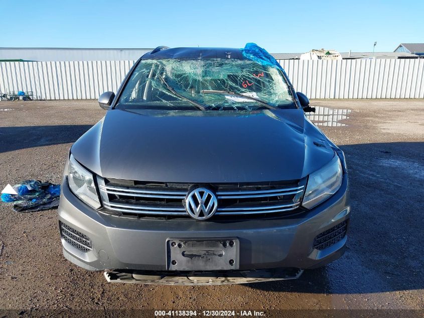 2016 Volkswagen Tiguan S VIN: WVGAV7AX2GW588867 Lot: 41138394