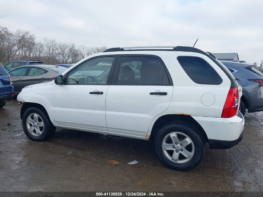 2009 Kia Sportage Lx V6 VIN: KNDJE723297633903 Lot: 41138528