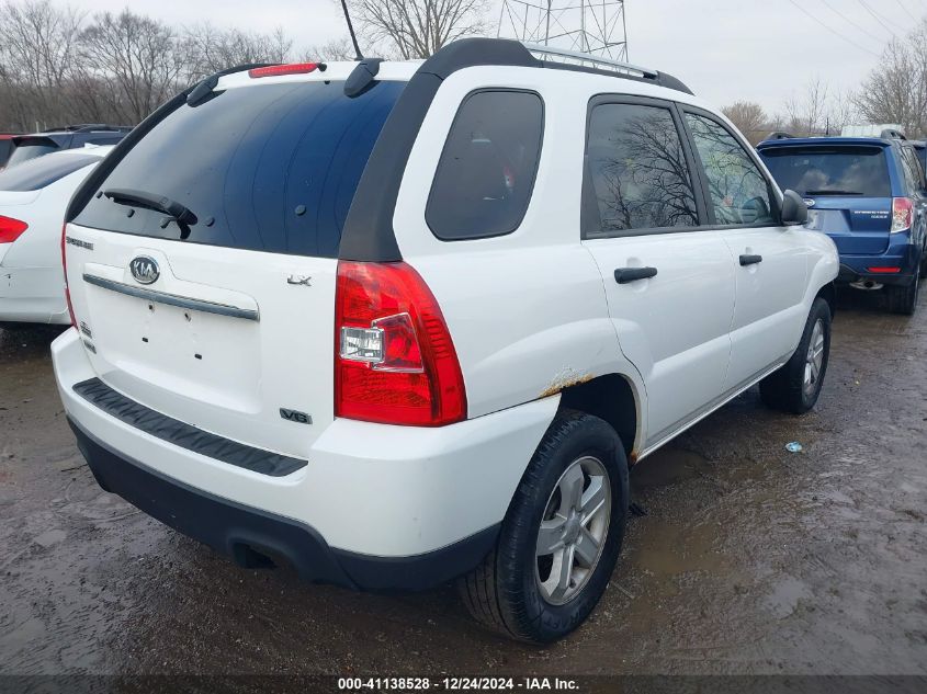 2009 Kia Sportage Lx V6 VIN: KNDJE723297633903 Lot: 41138528