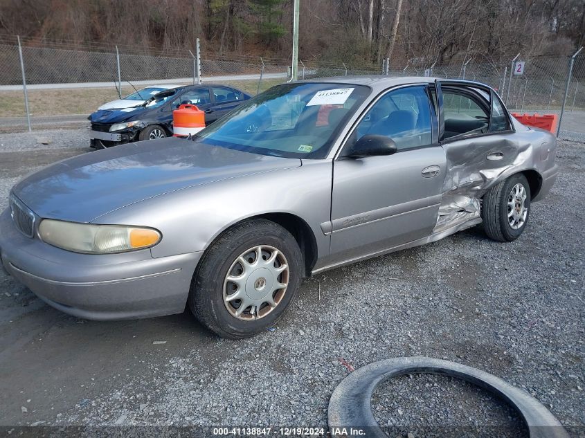 1999 Buick Century Custom VIN: 2G4WS52M3X1414854 Lot: 41138847