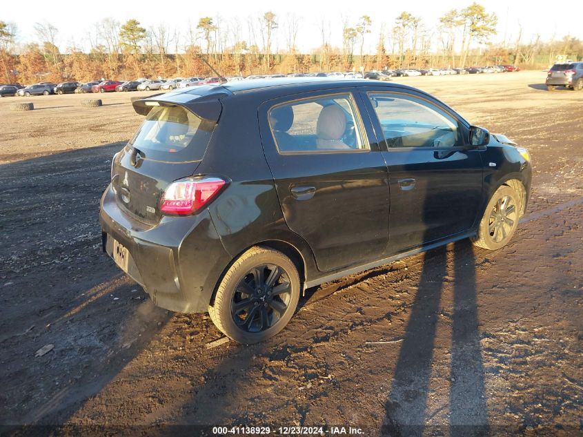 2022 Mitsubishi Mirage Black Edition/Se VIN: ML32AWHJXNH002503 Lot: 41138929