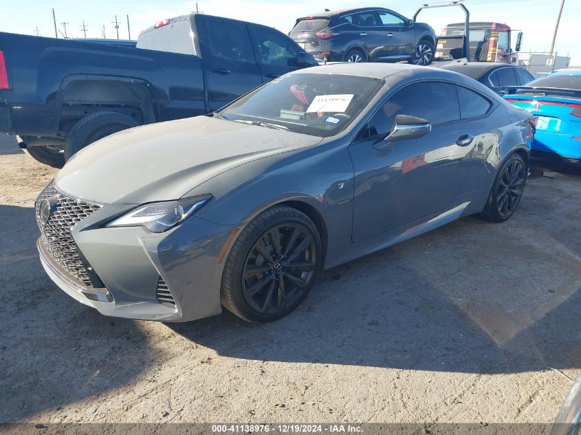 2023 Lexus Rc 300 F Sport VIN: JTHGA5BC0P5012550 Lot: 41138976