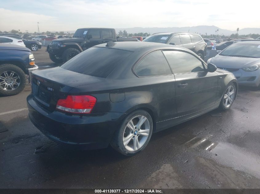 2011 BMW 128I VIN: WBAUP9C50BVL90576 Lot: 41139377