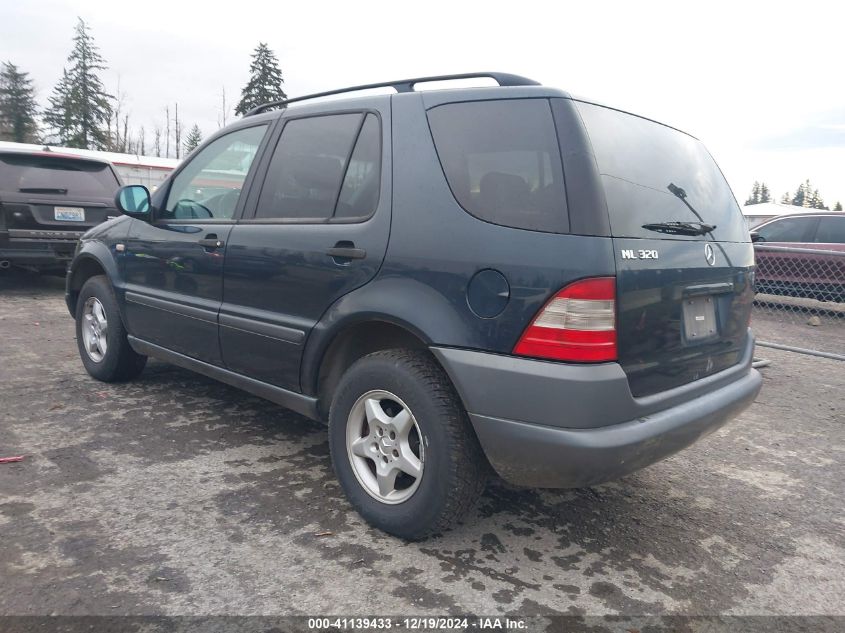 1999 Mercedes-Benz Ml 320 VIN: 4JGAB54E0XA115909 Lot: 41139433