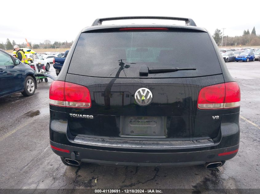 2004 Volkswagen Touareg V8 VIN: WVGCM67L04D030307 Lot: 41139691