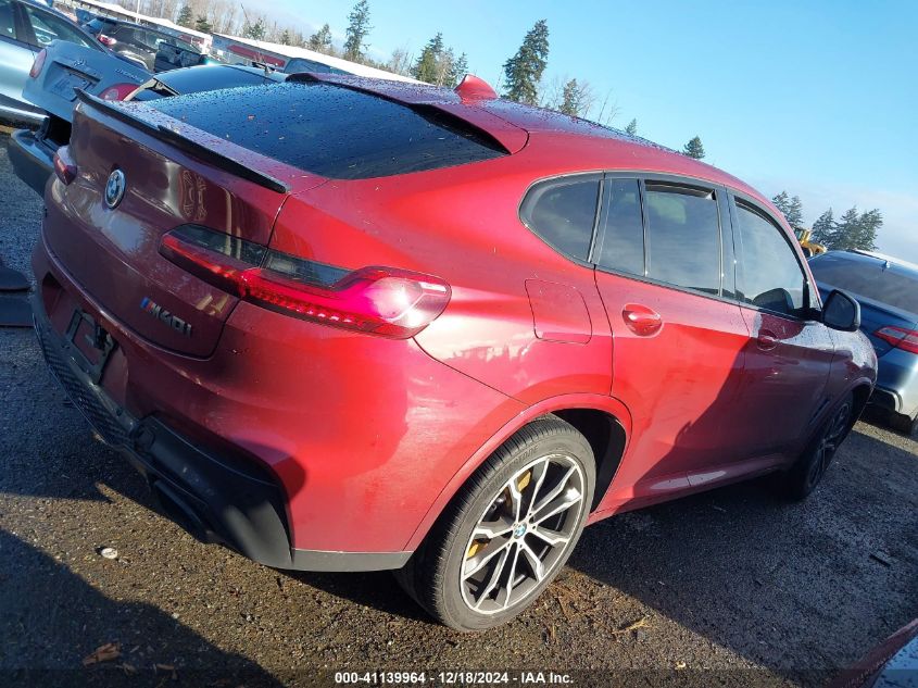 2019 BMW X4 M40I VIN: 5UXUJ5C51KLJ62996 Lot: 41139964