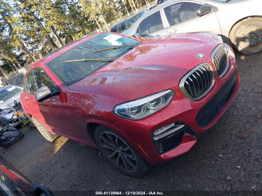 2019 BMW X4 M40I VIN: 5UXUJ5C51KLJ62996 Lot: 41139964