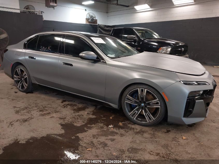 2023 BMW 760 I xDrive VIN: WBA33EJ09PCM90606 Lot: 41140276