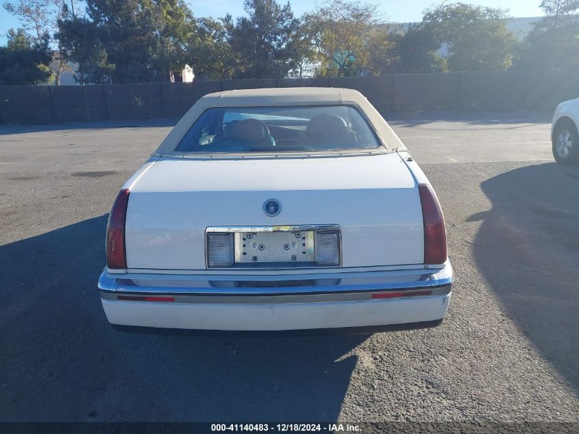 1992 Cadillac Eldorado VIN: 1G6EL13B4NU630087 Lot: 41140483