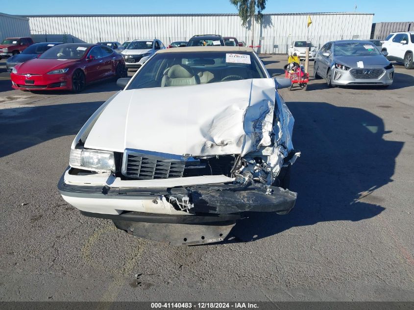 1992 Cadillac Eldorado VIN: 1G6EL13B4NU630087 Lot: 41140483