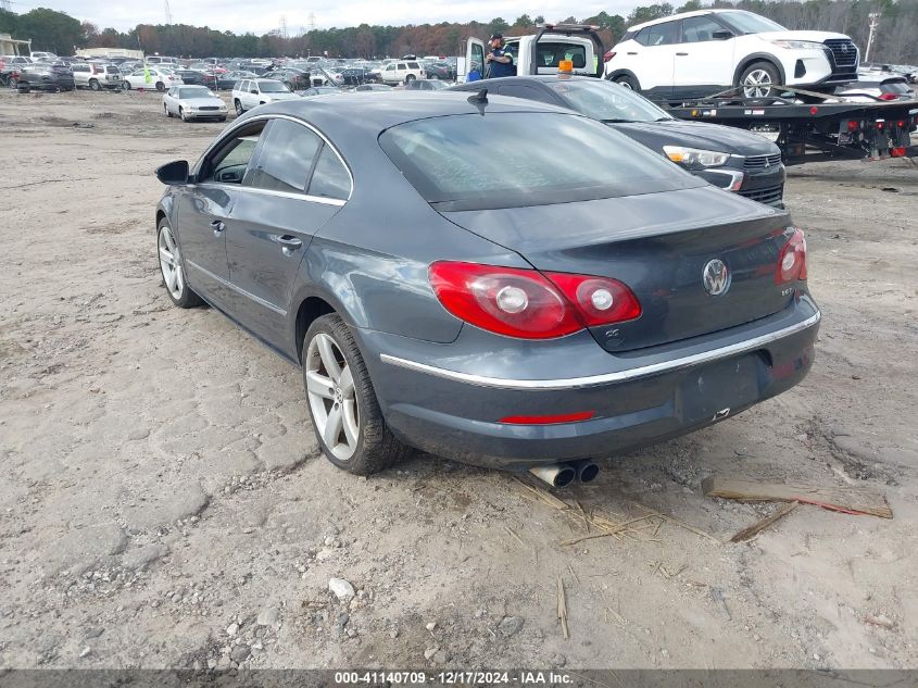 2012 Volkswagen Cc Lux Limited VIN: WVWHN7AN4CE533516 Lot: 41140709