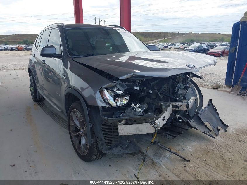 2017 BMW X3 xDrive28I VIN: 5UXWX9C50H0T12590 Lot: 41141520