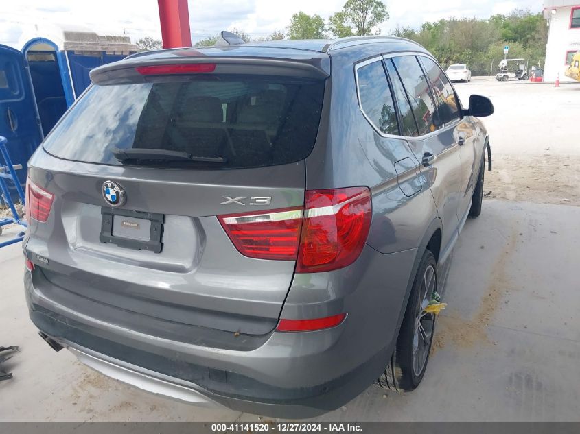 2017 BMW X3 xDrive28I VIN: 5UXWX9C50H0T12590 Lot: 41141520