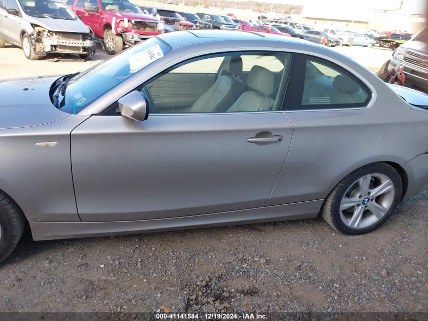 2012 BMW 128I VIN: WBAUP7C54CVP23206 Lot: 41141584