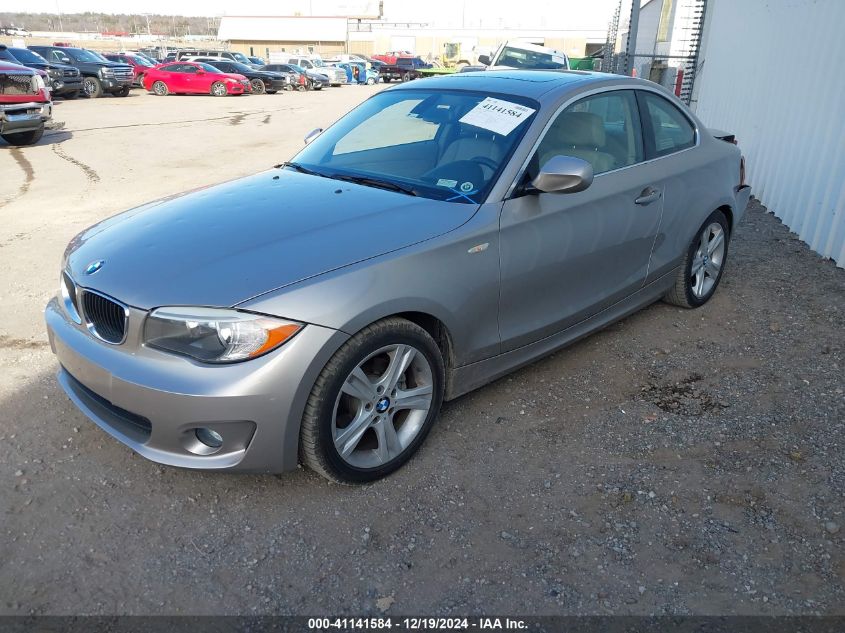 2012 BMW 128I VIN: WBAUP7C54CVP23206 Lot: 41141584