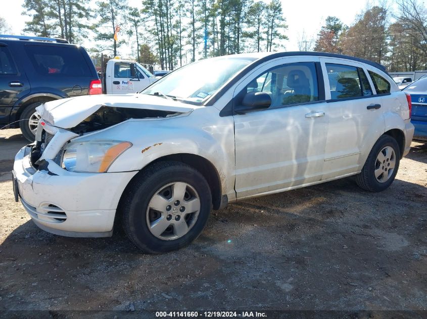 2007 Dodge Caliber VIN: 1B3HB28B07D549443 Lot: 41141660