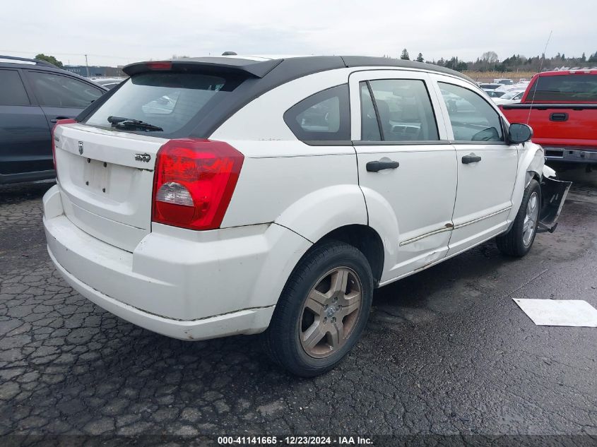 2008 Dodge Caliber Sxt VIN: 1B3HB48B28D695078 Lot: 41141665