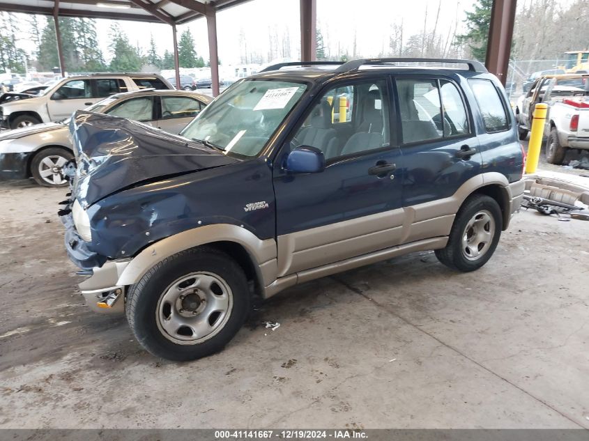 2001 Suzuki Grand Vitara Jlx/Jlx+/Limited VIN: JS3TD62V614152194 Lot: 41141667