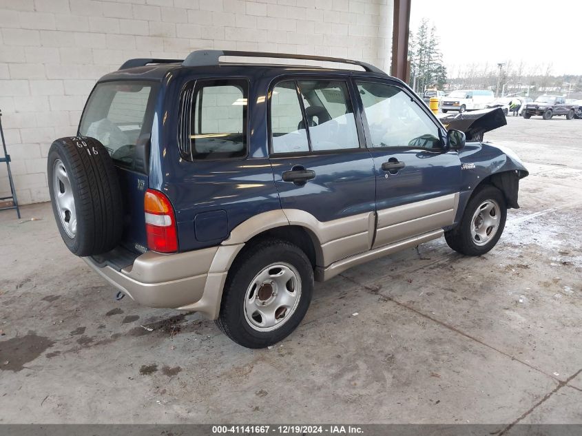 2001 Suzuki Grand Vitara Jlx/Jlx+/Limited VIN: JS3TD62V614152194 Lot: 41141667