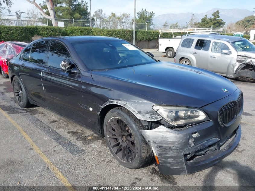 2015 BMW 750I I VIN: WBAYA8C59FD825460 Lot: 41141734