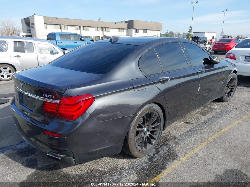 2015 BMW 750I I VIN: WBAYA8C59FD825460 Lot: 41141734