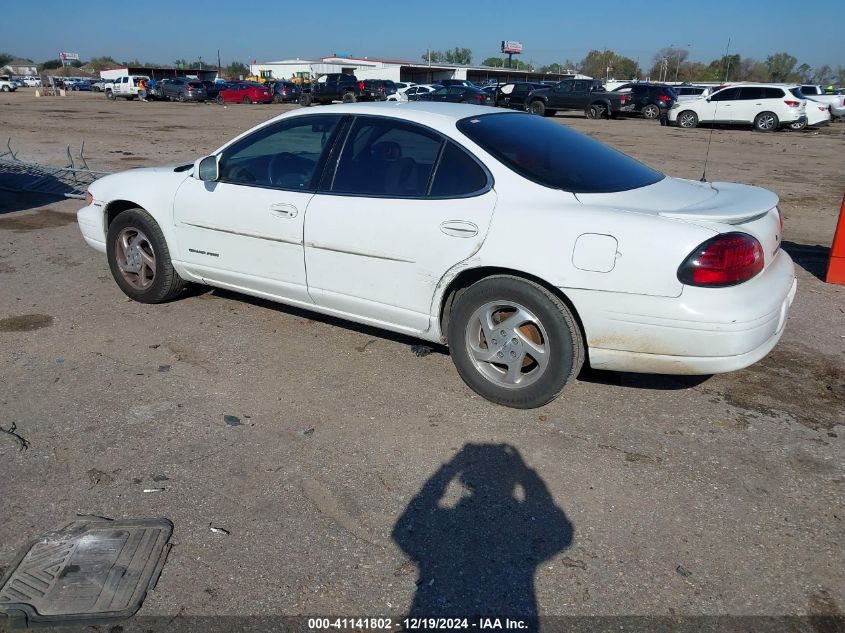 1999 Pontiac Grand Prix Se VIN: 1G2WJ52K6XF284944 Lot: 41141802