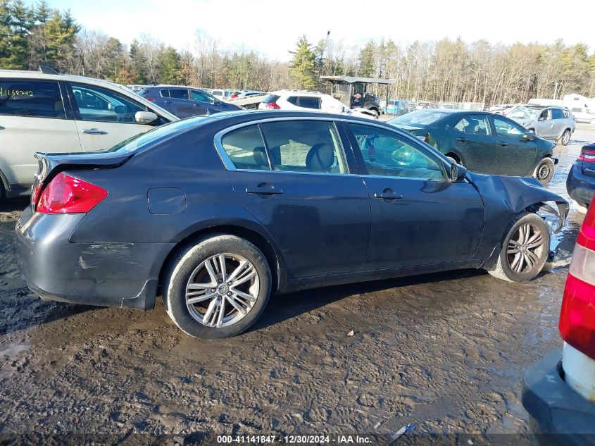 2013 Infiniti G37X VIN: JN1CV6AR8DM759575 Lot: 41141847