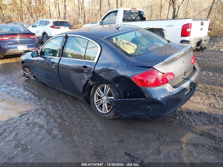 2013 Infiniti G37X VIN: JN1CV6AR8DM759575 Lot: 41141847