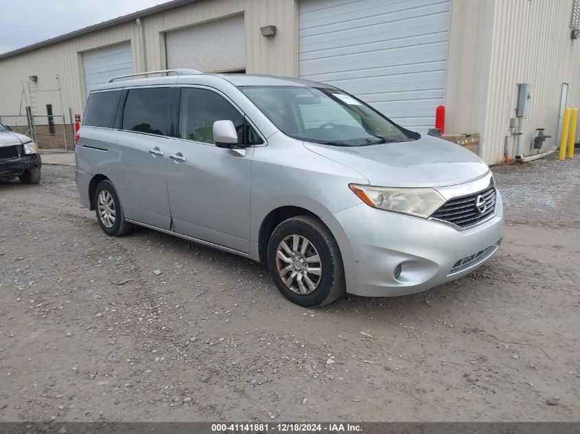 2012 Nissan Quest S VIN: JN8AE2KP0C9040420 Lot: 41141881