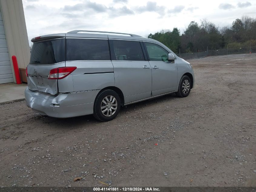 2012 Nissan Quest S VIN: JN8AE2KP0C9040420 Lot: 41141881