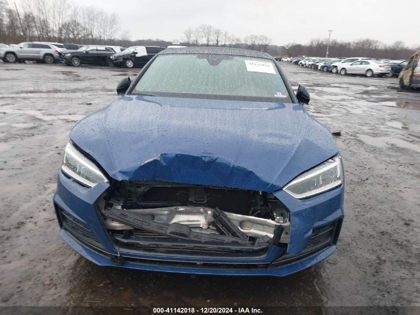 2019 Audi A5 45 Premium VIN: WAUENCF52KA016612 Lot: 41142018