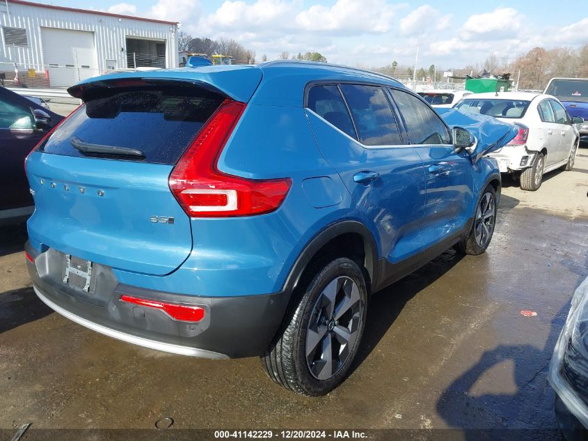 2023 Volvo Xc40 B5 Plus Bright Theme VIN: YV4L12UN9P2910737 Lot: 41142229