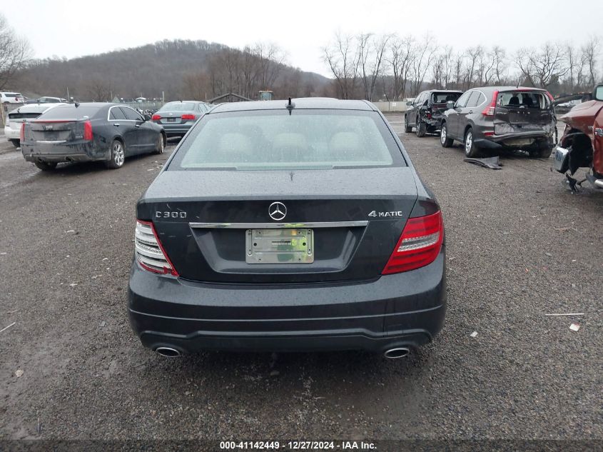 2013 Mercedes-Benz C 300 Luxury 4Matic/Sport 4Matic VIN: WDDGF8AB3DA788757 Lot: 41142449