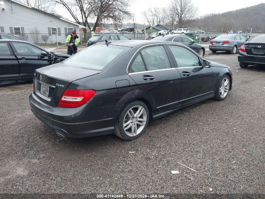 2013 Mercedes-Benz C 300 Luxury 4Matic/Sport 4Matic VIN: WDDGF8AB3DA788757 Lot: 41142449