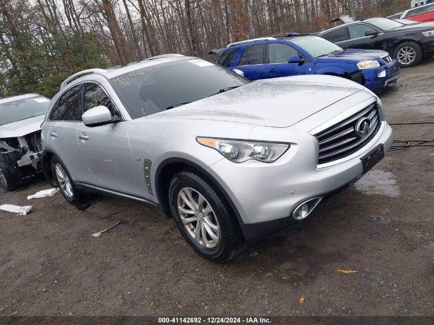 2015 Infiniti Qx70 VIN: JN8CS1MW0FM482650 Lot: 41142692