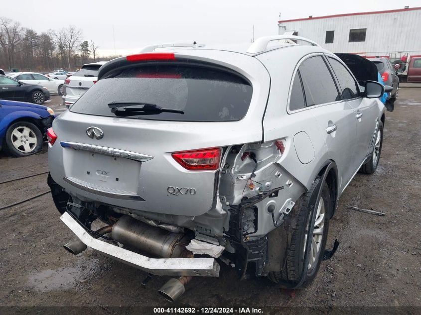 2015 Infiniti Qx70 VIN: JN8CS1MW0FM482650 Lot: 41142692