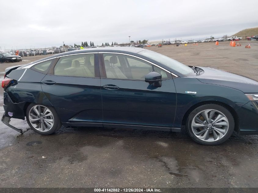 2018 Honda Clarity Plug-In Hybrid Touring VIN: JHMZC5F39JC021621 Lot: 41142882