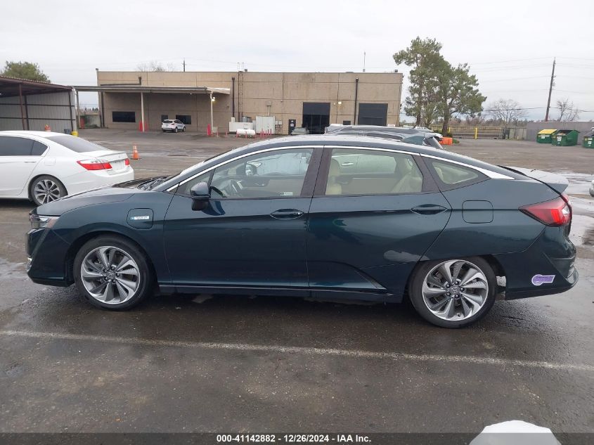 2018 Honda Clarity Plug-In Hybrid Touring VIN: JHMZC5F39JC021621 Lot: 41142882