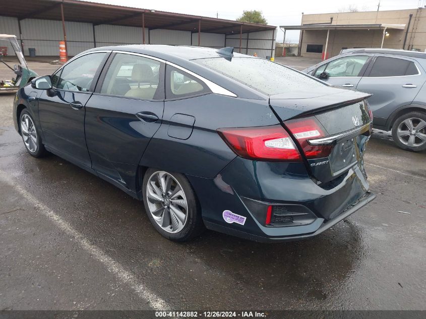 2018 Honda Clarity Plug-In Hybrid Touring VIN: JHMZC5F39JC021621 Lot: 41142882