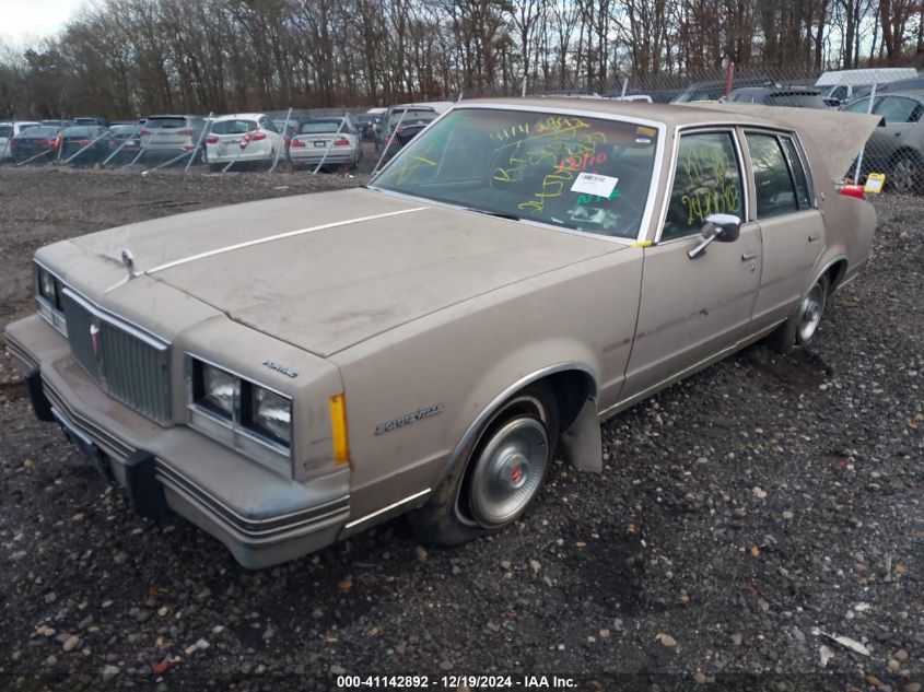 1983 Pontiac Bonneville VIN: 2G2AN69A1D2210328 Lot: 41142892