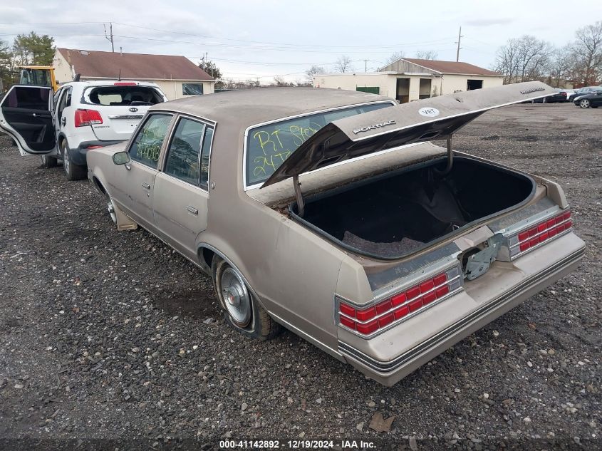 1983 Pontiac Bonneville VIN: 2G2AN69A1D2210328 Lot: 41142892