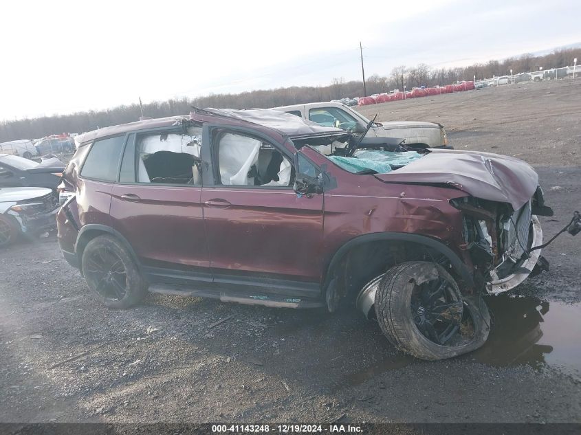 2019 Honda Passport Sport VIN: 5FNYF8H28KB010043 Lot: 41143248