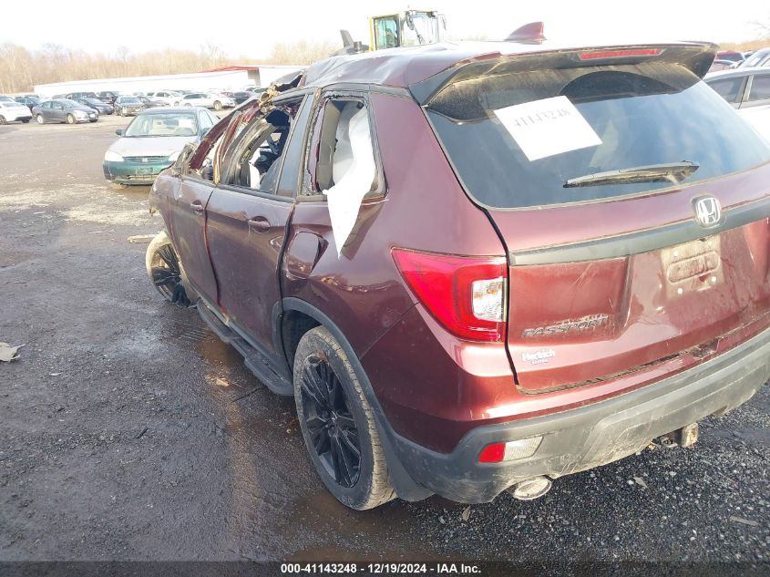 2019 Honda Passport Sport VIN: 5FNYF8H28KB010043 Lot: 41143248